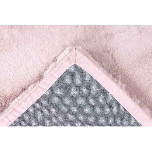 U&S Carpet Collection Fluffy vloerkleed - Rechthoekig - Powder Pink - 160 x 230 cm