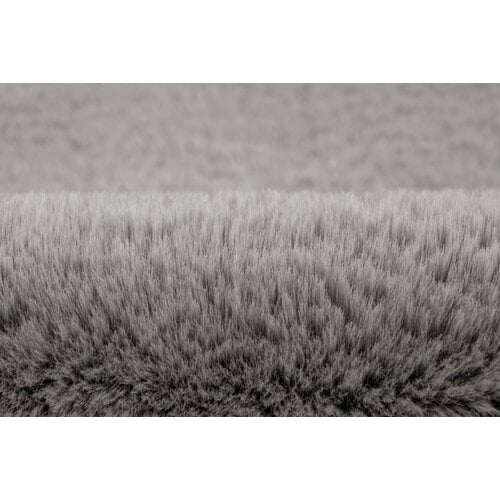 U&S Carpet Collection Fluffy vloerkleed - Rechthoekig - Silver - 240 x 330 cm