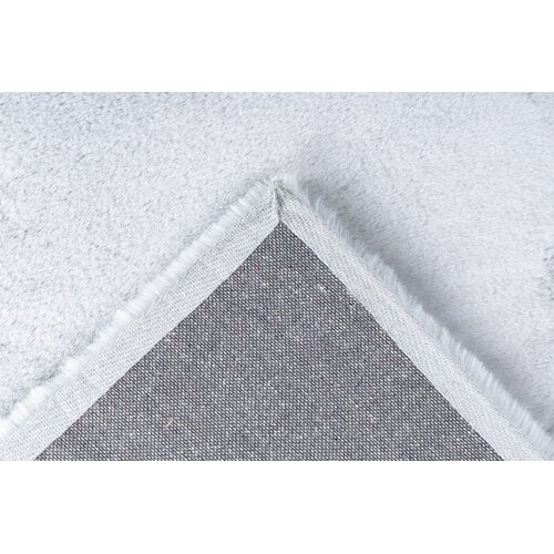 U&S Carpet Collection Fluffy vloerkleed - Rechthoekig - Silver - 240 x 330 cm