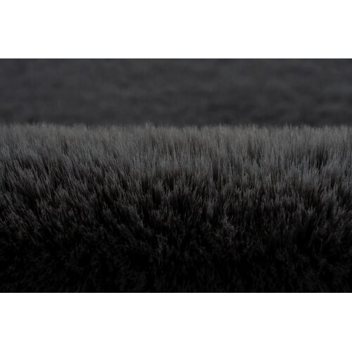 U&S Carpet Collection Fluffy vloerkleed - Rechthoekig - Graphite - 240 x 330 cm
