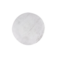 Fluffy vloerkleed - Rond - Silver - ∅200 cm
