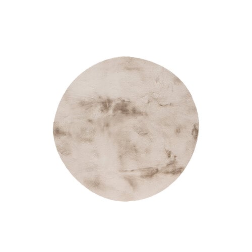 U&S Carpet Collection Fluffy vloerkleed - Rond - Light Taupe - ∅200 cm U&S Carpet Collection Fluffy vloerkleed - Rond - Light Taupe - ∅200 cm