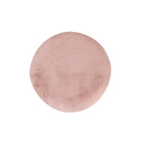 Fluffy vloerkleed - Rond - Powder Pink - ∅200 cm