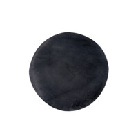 Fluffy vloerkleed - Rond - Graphite - ∅160 cm