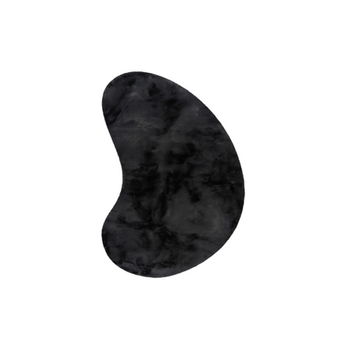 U&S Carpet Collection Fluffy vloerkleed - Organisch - Black - 160 x 230 cm