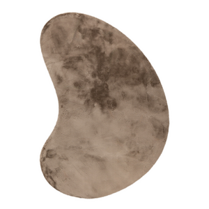 U&S Carpet Collection Fluffy vloerkleed - Organisch - Taupe - 160 x 230 cm