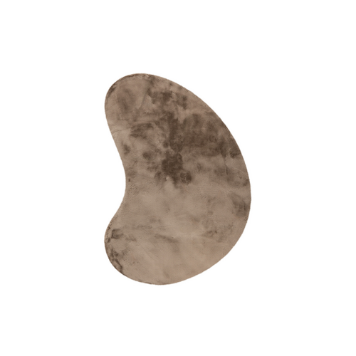 U&S Carpet Collection Fluffy vloerkleed - Organisch - Taupe - 160 x 230 cm