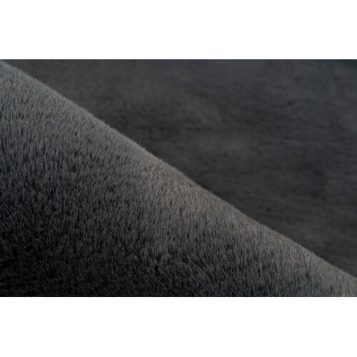U&S Carpet Collection Fluffy vloerkleed - Organisch - Graphite - 160 x 230 cm