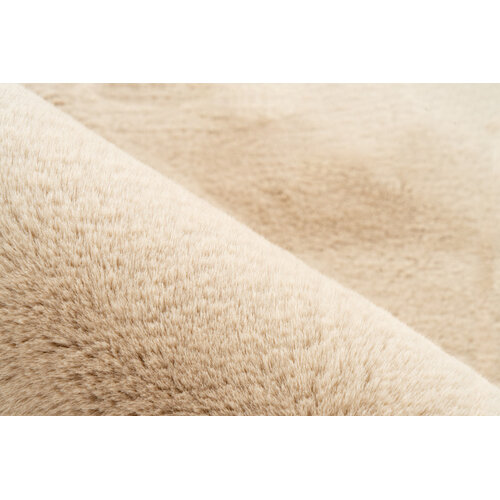 U&S Carpet Collection Fluffy vloerkleed - Organisch - Beige - 160 x 230 cm