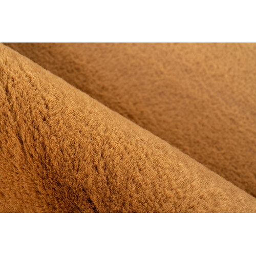U&S Carpet Collection Fluffy vloerkleed - Rond - Amber - ∅160 cm U&S Carpet Collection Fluffy vloerkleed - Rond - Amber - ∅160 cm