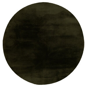 U&S Carpet Collection Fluffy vloerkleed - Rond - Basil - ∅160 cm