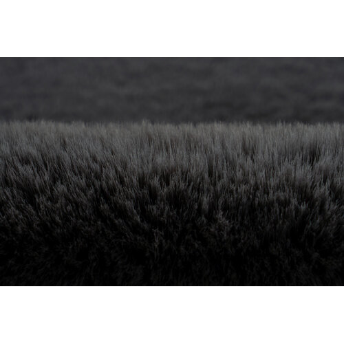 U&S Carpet Collection Fluffy vloerkleed - Rond - Graphite - ∅160 cm U&S Carpet Collection Fluffy vloerkleed - Rond - Graphite - ∅160 cm