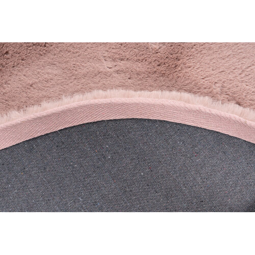 U&S Carpet Collection Fluffy vloerkleed - Rond - Powder Pink - ∅200 cm U&S Carpet Collection Fluffy vloerkleed - Rond - Powder Pink - ∅200 cm