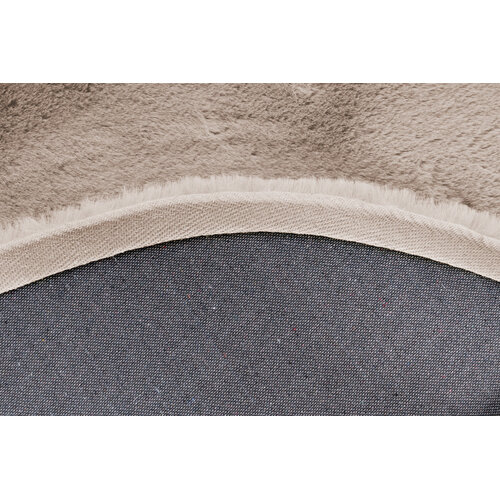 U&S Carpet Collection Fluffy vloerkleed - Rond - Light Taupe - ∅200 cm U&S Carpet Collection Fluffy vloerkleed - Rond - Light Taupe - ∅200 cm