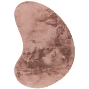 U&S Carpet Collection Fluffy vloerkleed - Organisch - Powder Pink - 160 x 230 cm