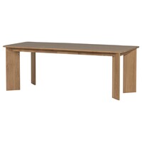 Tablo: Eettafel Afgerond Transparant - 220 x 100 cm