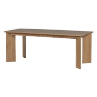 Tablo: Eettafel Afgerond Transparant - 180 x 100 cm