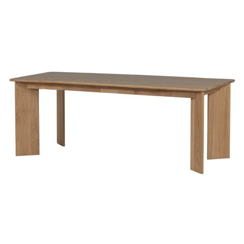 Woood Tablo: Eettafel Afgerond Transparant - 180 x 100 cm