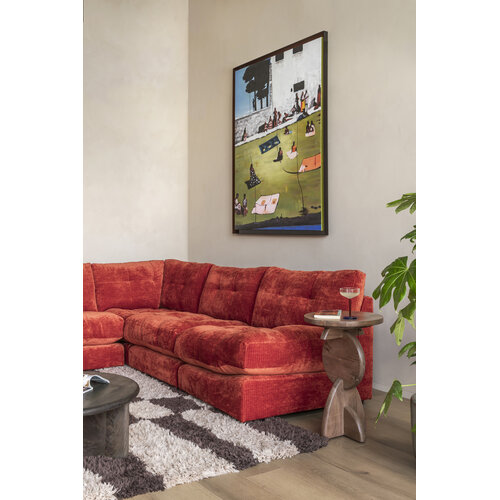 COMF Collection Toonzaalmodel Oslo Zetel: 2-zit arm links + 1-zit + hoekelement + 1-zit arm rechts - Stof Levis 25 (Cat. E)