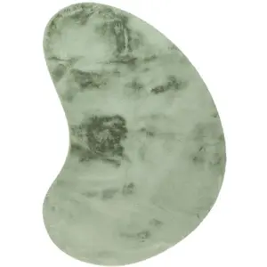 U&S Carpet Collection Fluffy vloerkleed - Organisch - Jade - 160 x 230 cm