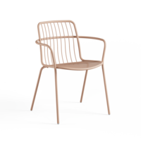 Tuinstoel Alisea met Armleuning - Antique Pink 13