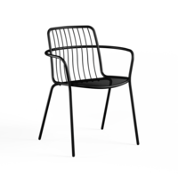 Tuinstoel Alisea met Armleuning - Black 24