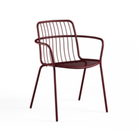 Tuinstoel Alisea met Armleuning - Intense Red 46