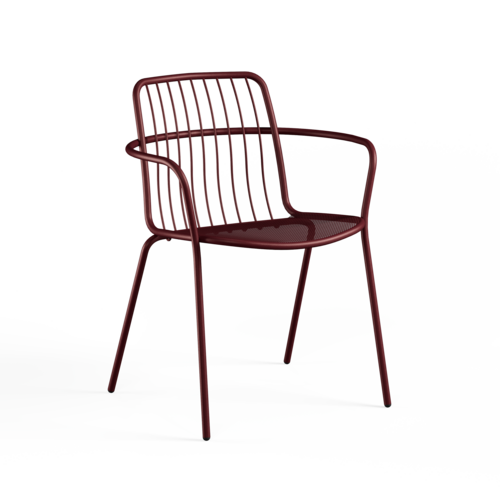 Emu Tuinstoel Alisea met Armleuning - 46 Intense Red