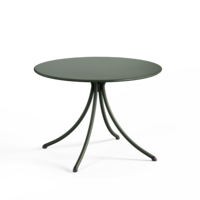 Tuintafel Combo (Full Metal) ⌀105 - Dark Green 75