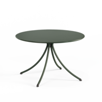 Tuintafel Combo (Full Metal) ⌀117 - Dark Green 75