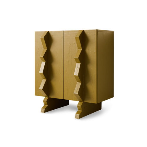 HKliving Forma Cupboard - Olive Green