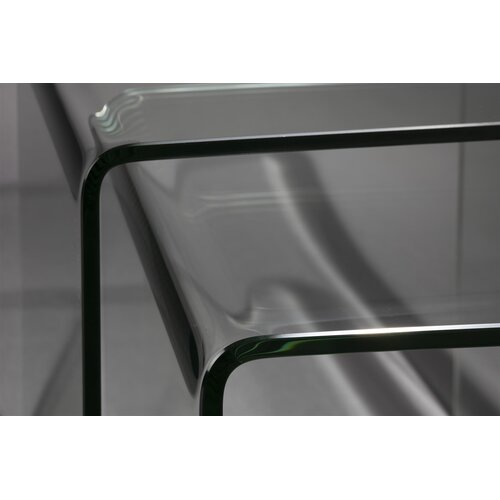 Dutchbone Bijzettafeltjes Vetro - Transparant (Set van 2)