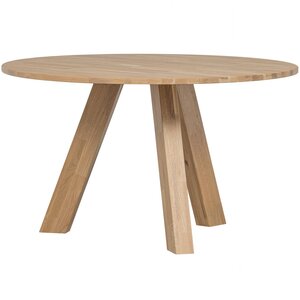 Woood Rhonda Eettafel Ø129 - Eiken Naturel