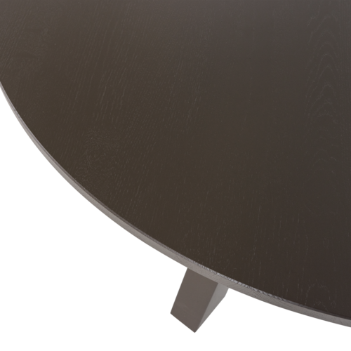 Woood Rhonda Eettafel Ø129 - Eiken Middenbruin