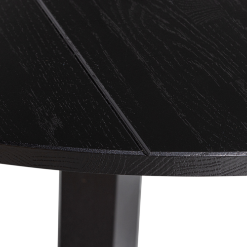 Woood Rhonda Eettafel Ø129 - Eiken Blacknight