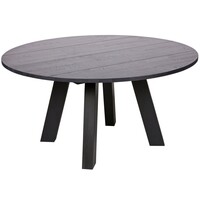 Rhonda Eettafel XL Ø150 - Eiken Blacknight