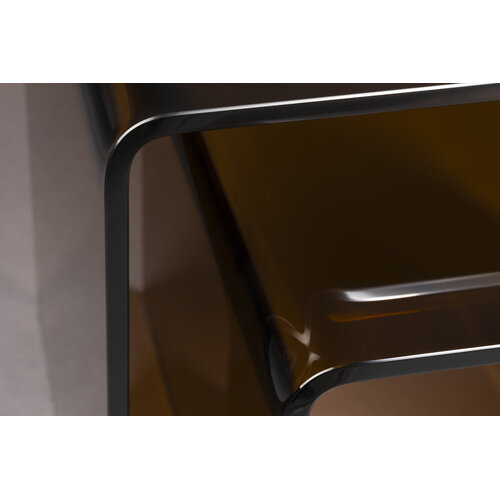 Dutchbone Bijzettafeltjes Vetro - Brown (Set van 2)