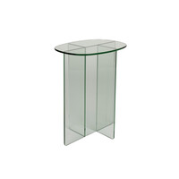 Bijzettafel Linea - Transparant