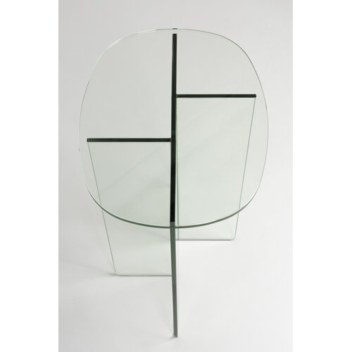 Dutchbone Bijzettafel Linea - Transparant