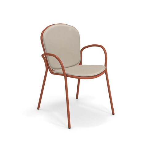 Emu Tuinstoel Ronda X met Armleuning - Maple Red 26