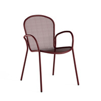 Tuinstoel Ronda X met Armleuning - Intense Red 46