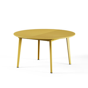 Emu Tuintafel Plus4 - Rond/Ovaal Ø138 & Uitschuifbaar - Curry Yellow 62