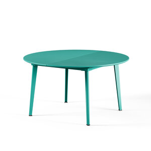 Emu Tuintafel Plus4 - Rond/Ovaal Ø138 & Uitschuifbaar - Ocean Green 88