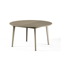 Tuintafel Plus4 - Rond/Ovaal Ø138 & Uitschuifbaar - Taupe 71