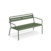 2-zits Bank Star met Armleuning - Military Green 17