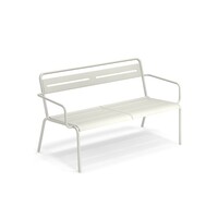 2-zits Bank Star met Armleuning - Matt White 23