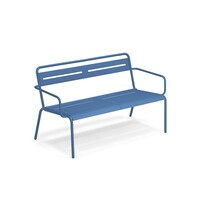2-zits Bank Star met Armleuning - Marine Blue 16