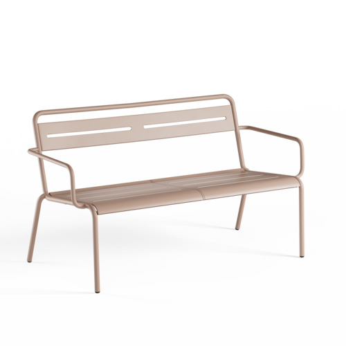 Emu 2-zits Bank Star met Armleuning - Magnolia Pink 33 Emu 2-zits Bank Star met Armleuning - Magnolia Pink 33