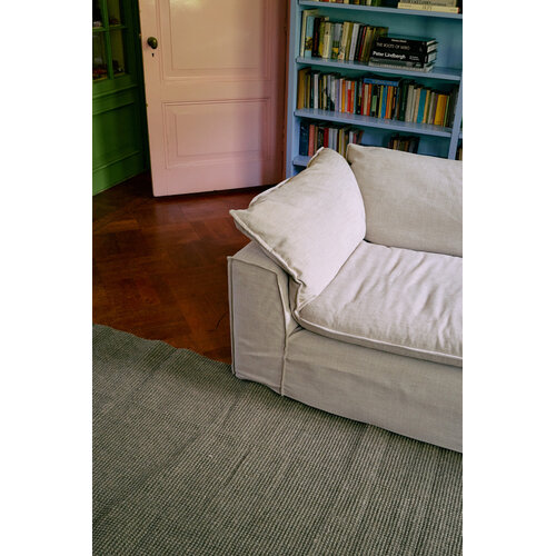 HKliving Vloerkleed Jute  - Sage 150 x 240 cm