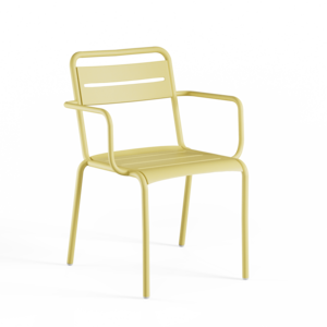 Emu Tuinstoel Star met Armleuningen - Vanilla Yellow 83